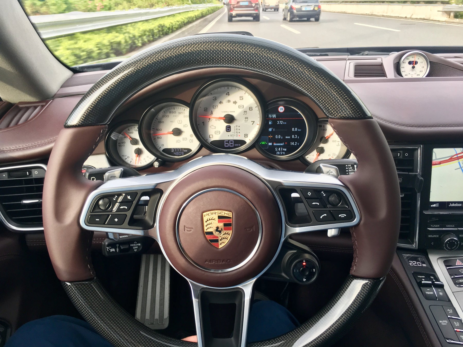 2014 Panamera upgrade 971 steering wheel